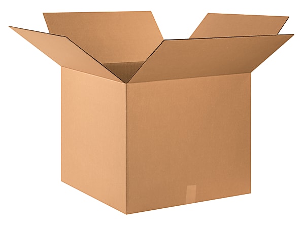 Partners Brand Corrugated Boxes, 24" x 24" x 20", Kraft, Pack Of 10