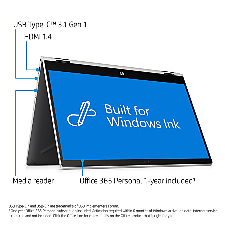 HP Pavilion x360 15 cr0051od Convertible Laptop 15.6 Screen 8th