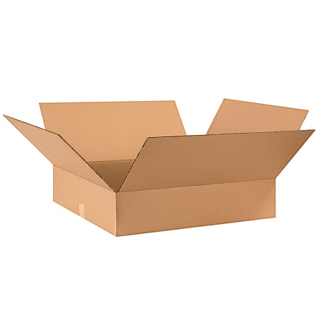 Office Depot® Brand Corrugated Cartons, 28" x 24" x 6", Kraft, Pack Of 10