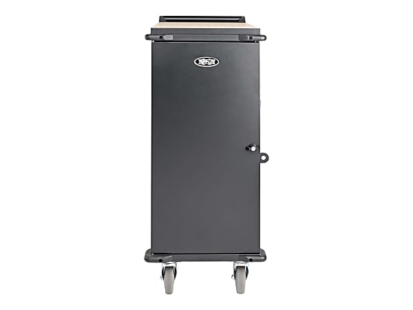Tripp Lite AC Charging Cart Storage Station 27Port Chromebook Laptop Tablet - Cart charge and management - for 27 notebooks - lockable - heavy duty steel - black - screen size: up to 15" - output: AC 120 V