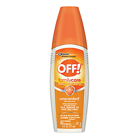 OFF! FamilyCare Insect Repellent Spray, 6 Oz, Pack Of 12 Bottles