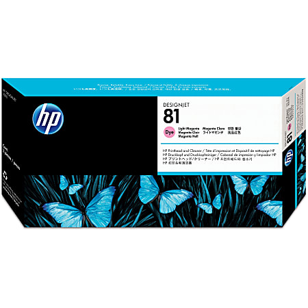 HP 81 (C4955A) Light Magenta Printhead & Printhead Cleaner