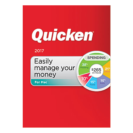 Quicken® 2017, For Mac®, Disc