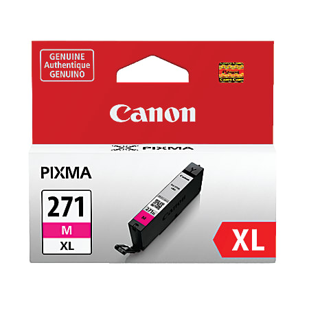 Canon® CLI-271XL High-Yield Magenta Ink Tank, 0338C001