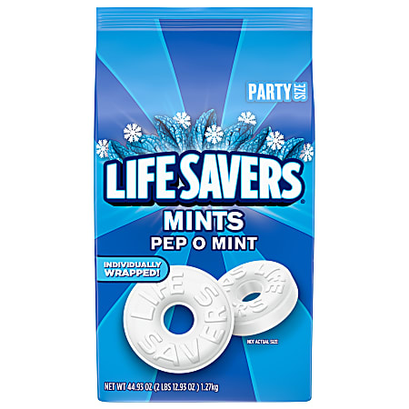 Mars Lifesavers Pep-O-Mint Breath Mints Hard Candy, 44.93