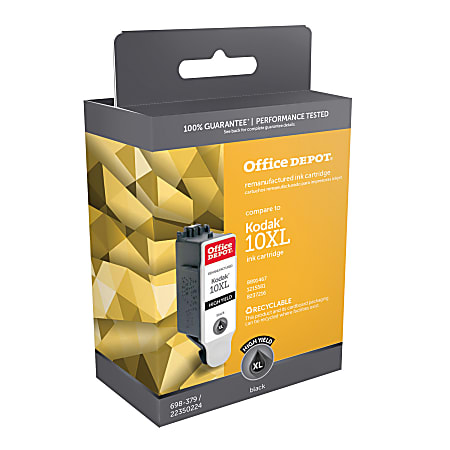 Office Depot® Brand Remanufactured High-Yield Black Ink Cartridge Replacement For Kodak 10XL, OD1467