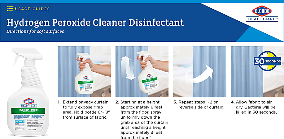 Clorox hydrogen peroxide disinfecting cleaner deals