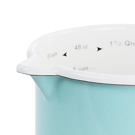 Martha Stewart 6-Cup Measuring Cup, Turquoise
