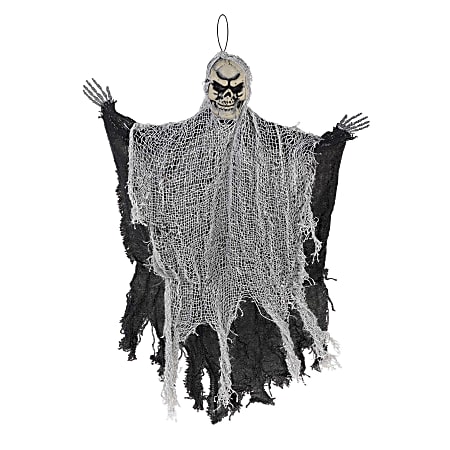 Amscan Haunting Reaper Decorations, 24” x 15”, Black/Gray, Pack Of 4 Decorations