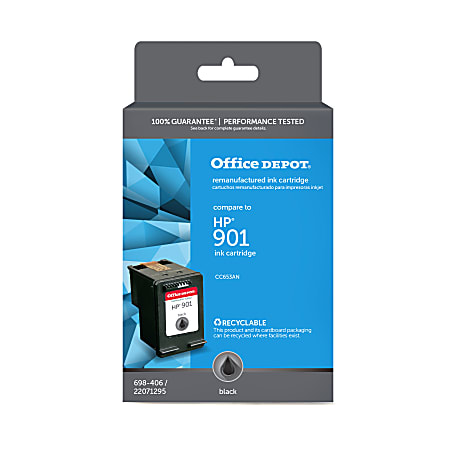 Office Depot® Brand Remanufactured Black Ink Cartridge Replacement For HP 901, ODC653AN