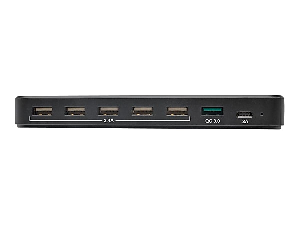 Tripp Lite 4-Port USB Charging Station with USB-C Charging and USB