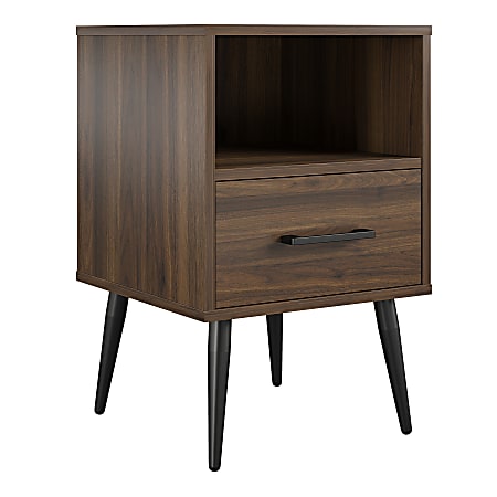 Ameriwood™ Home Wilson End Table, 24"H x 15-1/2" x 15-1/2"D, Walnut