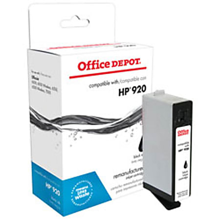 Office Depot® Brand Remanufactured Black Ink Cartridge Replacement For HP 920, OD971AN