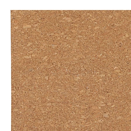 Office Depot® Brand Cork Wall Tiles, 12" x 12", Pack Of 4 Tiles