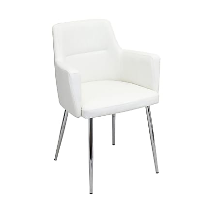 Lumisource Andrew Chair, Eggshell/Off White