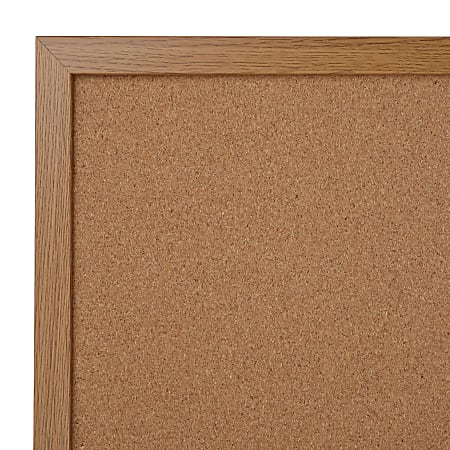 36x48 Designer Wood Shadow Box Display Case w Cork Board 1 Inch