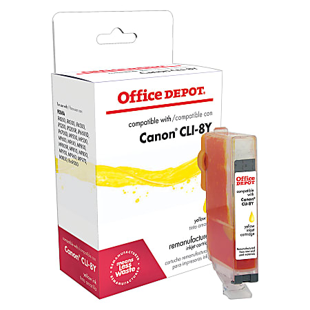Office Depot® Brand ODCLI8Y Remanufactured Yellow Ink Tank Replacement For Canon CLI-8Y