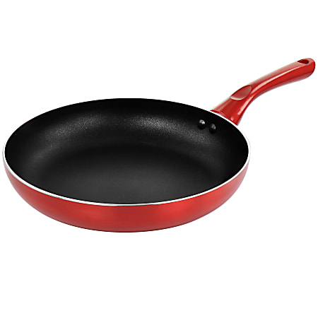 Better Chef Gourmet Metallic Non-Stick Fry Pan, 10”, Red