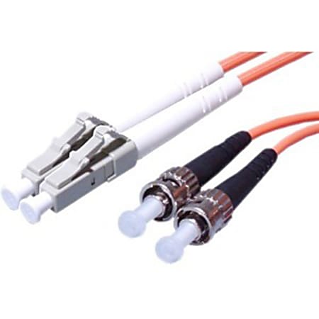 APC Cables 2m LC to ST 62.5/125 MM Dplx PVC - 6.56 ft Fiber Optic Network Cable for Network Device - First End: 2 x LC Male Network - Second End: 2 x ST Male Network - Orange