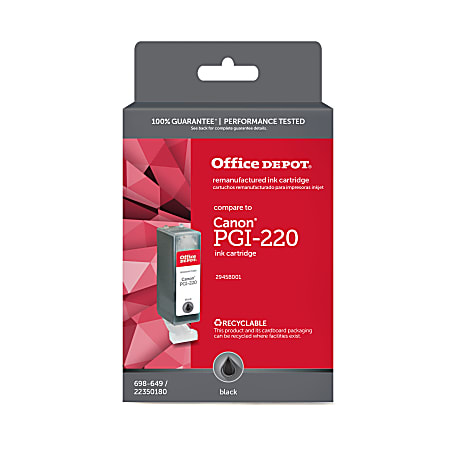 Office Depot® Brand Remanufactured Black Ink Cartridge Replacement For Canon® PGI-220