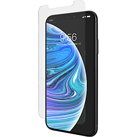 invisibleSHIELD Glass Elite VisionGuard Screen Protector - For LCD iPhone XS - Impact Resistant, Scratch Resistant, Fingerprint Resistant, Smudge Resistant, Oil Resistant - Glass