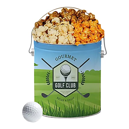 Gourmet Gift Baskets Traditional Golf Popcorn Tin