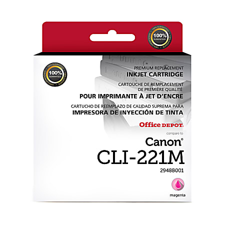 Office Depot® Brand Remanufactured Color Ink Tank Replacement for Canon CLI-221, ODCLI221M