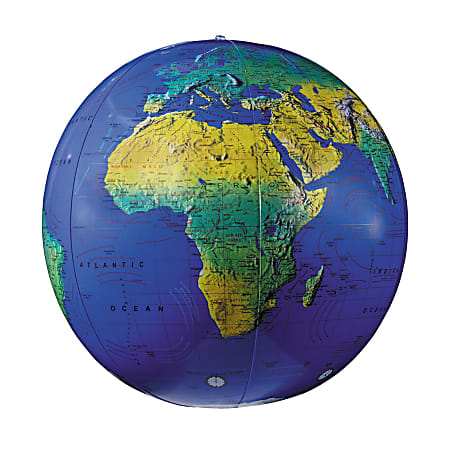 Replogle® Inflate-a-Globe, Topographical, 12"
