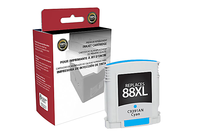 Clover Imaging Group™ Remanufactured High-Yield Cyan Ink Cartridge Replacement For HP 88XL, 88CXL