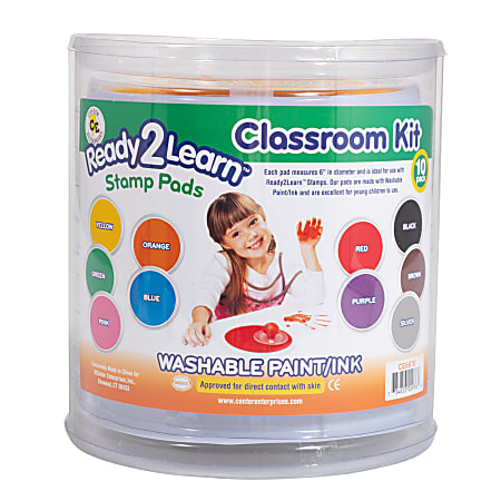 Ready 2 Learn® Jumbo Circular Washable Stamp Pads,