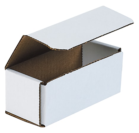 Office Depot® Brand White Corrugated Mailers, 6" x 2 1/2" x 2 3/8", Pack Of 50