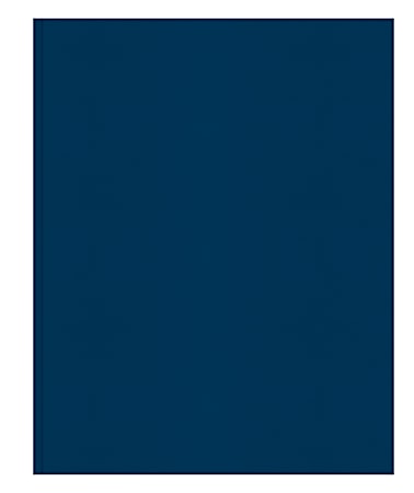Office Depot® Brand 2-Pocket Textured Paper Folders With Prongs, Dark Blue, Pack Of 25