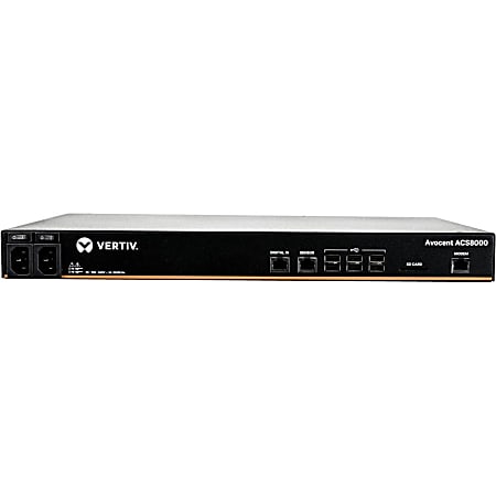 Vertiv Avocent ACS8000 Serial Console - 16 port Console Server - Modem - Dual AC - Advanced Serial Console Server - ACS8016MDAC400
