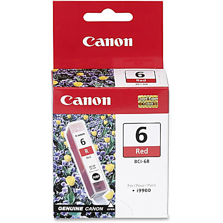 Canon® BCI-6 Red Ink Tank, 8891A003AA