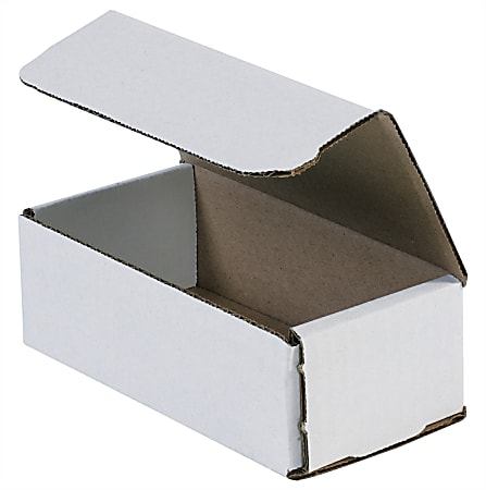 Office Depot® Brand White Corrugated Mailers, 6" x
