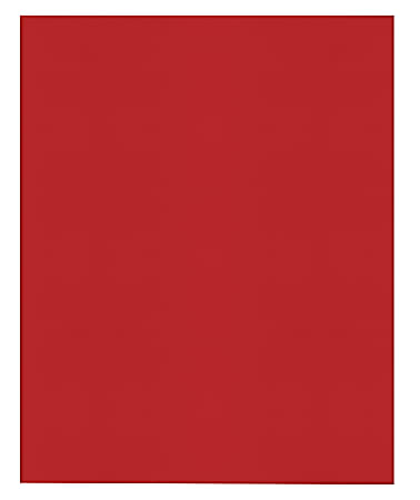 Office Depot® Brand 2-Pocket Textured Paper Folders, Red, Pack Of 25