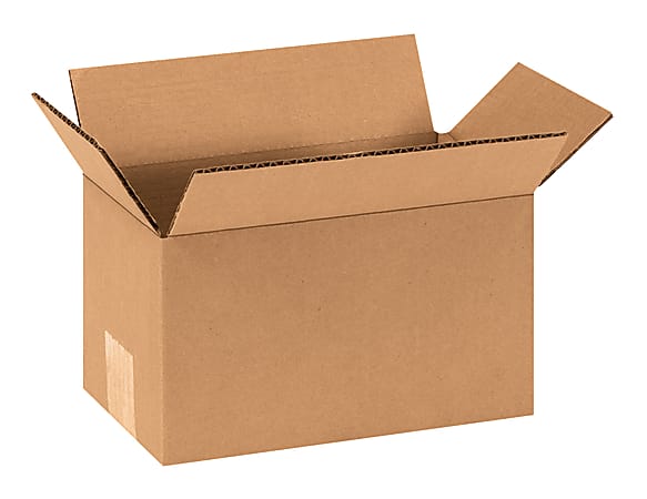 Partners Brand Corrugated Boxes, 9" x 5" x 5", Kraft, Pack Of 25