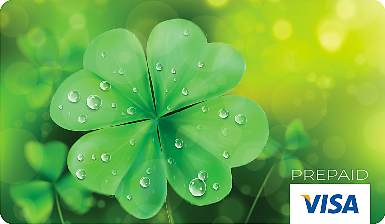 St. Patrick's Day Visa Card, $15.00