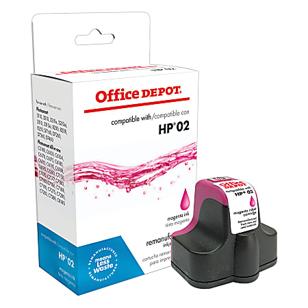 Office Depot® Brand OD72WN Remanufactured High-Yield Magenta Ink Cartridge Replacement For HP 02
