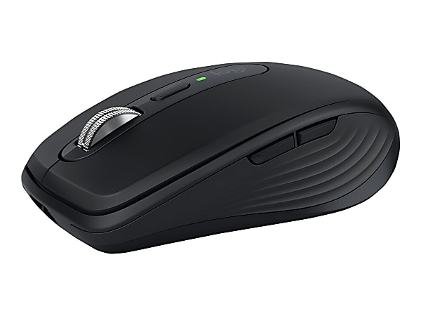 Logitech® MX Anywhere 3S Compact Wireless Mouse, 78% Recycled, Black, 910-006928