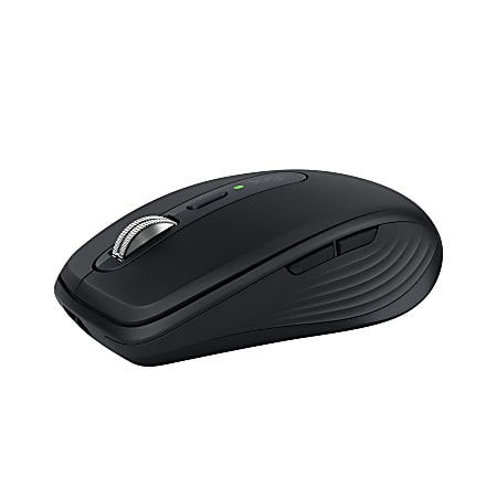 Logitech® MX Anywhere 3S Compact Wireless Mouse, 78% Recycled, Black, 910-006928
