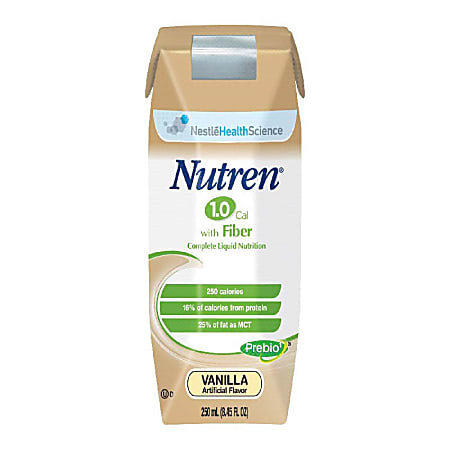Nestlé Nutritional Nutren® 1.0, Vanilla, 8.45 Oz (250ml)
