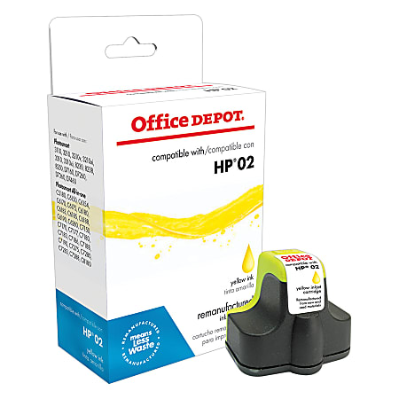 Clover Imaging Group™ OD73WN Remanufactured High-Yield Yellow Ink Cartridge Replacement For HP 02