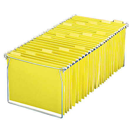 OIC Adjustable Hanging Folder Frame Letter Size Silver - Office Depot