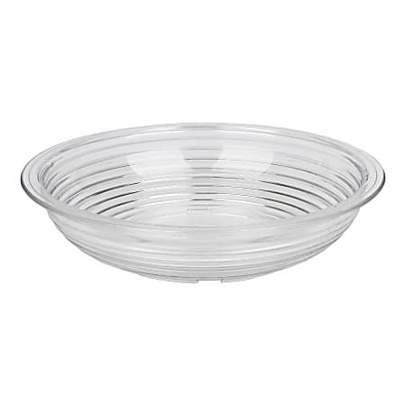 Cambro Camwear Round Ribbed Bowls, 6", Clear, Set Of 12 Bowls