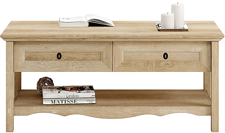 Sauder® Adaline Cafe Lift Top Coffee Table, 18-15/16"H x 43-1/8"W x 19-5/8"D, Orchard Oak