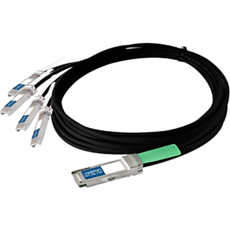 AddOn Cisco QSFP-4SFP10G-CU2M Compatible TAA Compliant 40GBase-CU QSFP+ to 4xSFP+ Direct Attach Cable (Passive Twinax, 2m)