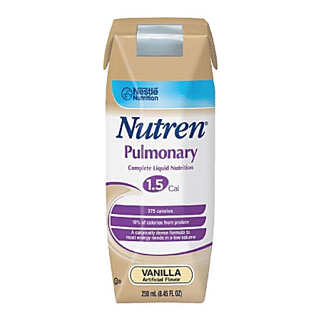 Nestlé Nutritional Nutren® Pulmonary, Vanilla, 8.45 Oz (250ml)