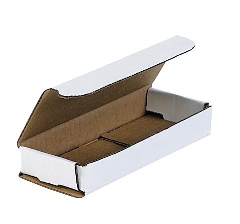 Office Depot® Brand White Corrugated Mailers, 6 1/2"