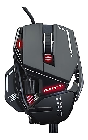 Mad Catz The Authentic R.A.T. 8+ - Mouse - optical - 11 buttons - wired - USB - black